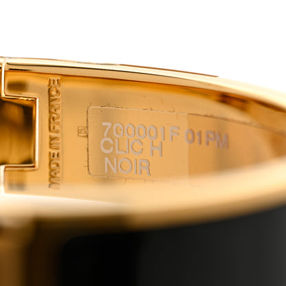 Hermes Enamel Narrow Clic Clac H Bracelet PM Black 5 of 6