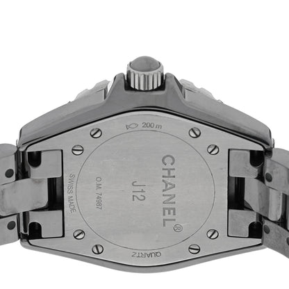 Chanel Titanium Ceramic 33mm J12 Chromatic Quartz Watch 4 of 4