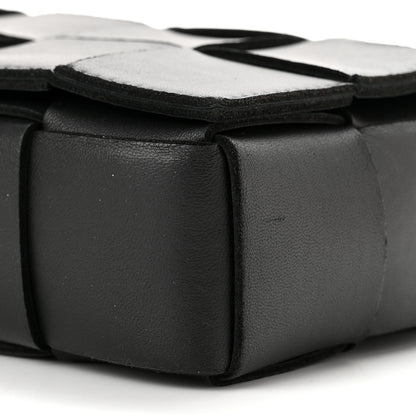 Bottega Veneta Lambskin Maxi Intrecciato Cassette Crossbody Bag Black 9 of 9