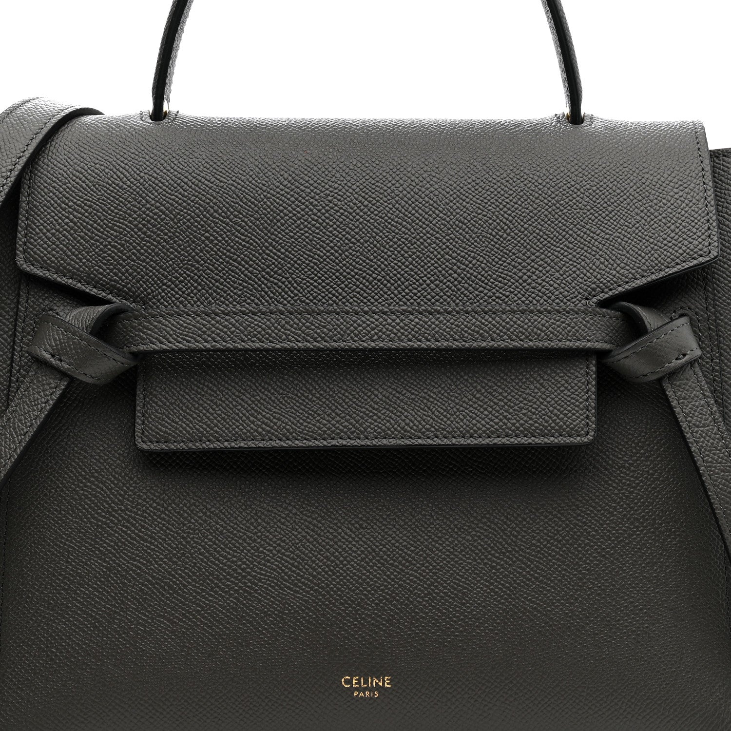 Celine Grained Calfskin Micro Belt Bag Grey 16 of 21