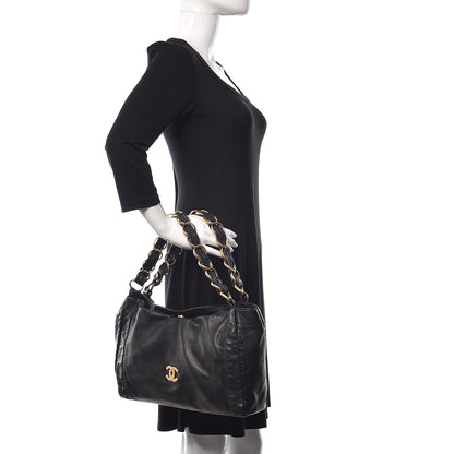 Chanel Lambskin Small Olsen Shoulder Bag Black 2 of 10