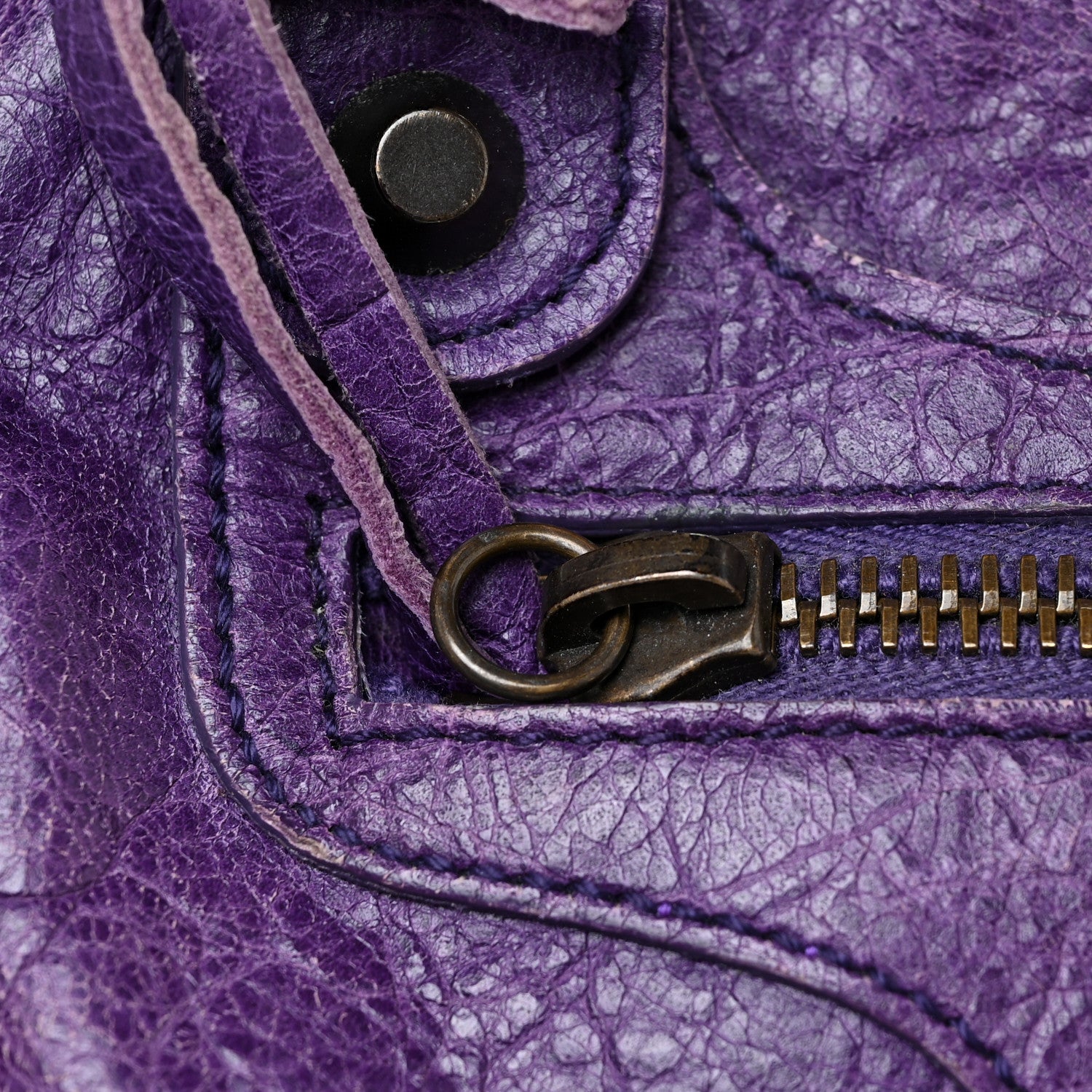 Balenciaga Agneau Classic Hardware Velo Dark Violet 20 of 38