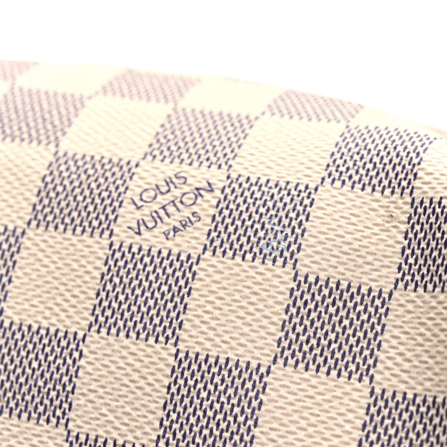 Louis Vuitton Damier Azur Braided Speedy Bandouliere 30 Blue 10 of 11