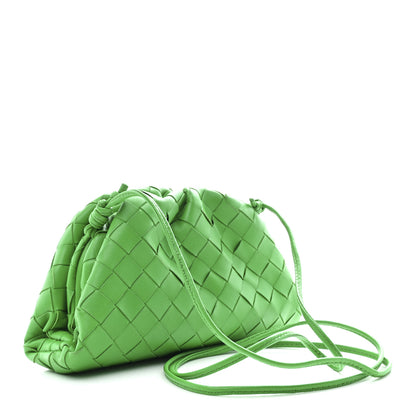 Bottega Veneta Nappa Intrecciato The Mini Pouch Clutch Parakeet 3 of 10