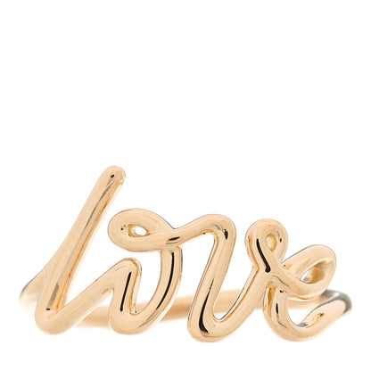 Tiffany 18K Rose Gold Paloma's Graffiti Love Ring 54 7 1 of 5