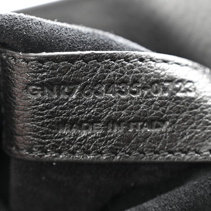 Saint Laurent Grained Deerskin Bea Tote Black 7 of 11
