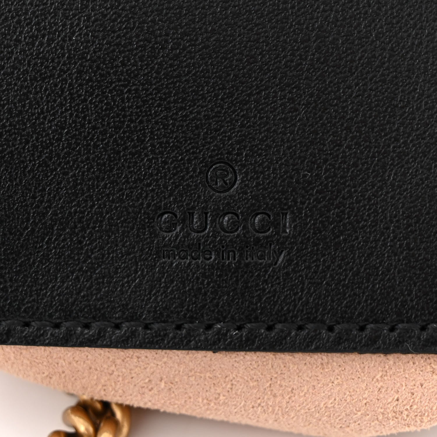 Gucci Calfskin Matelasse Mini GG Marmont 2.0 Bucket Bag Black 6 of 12