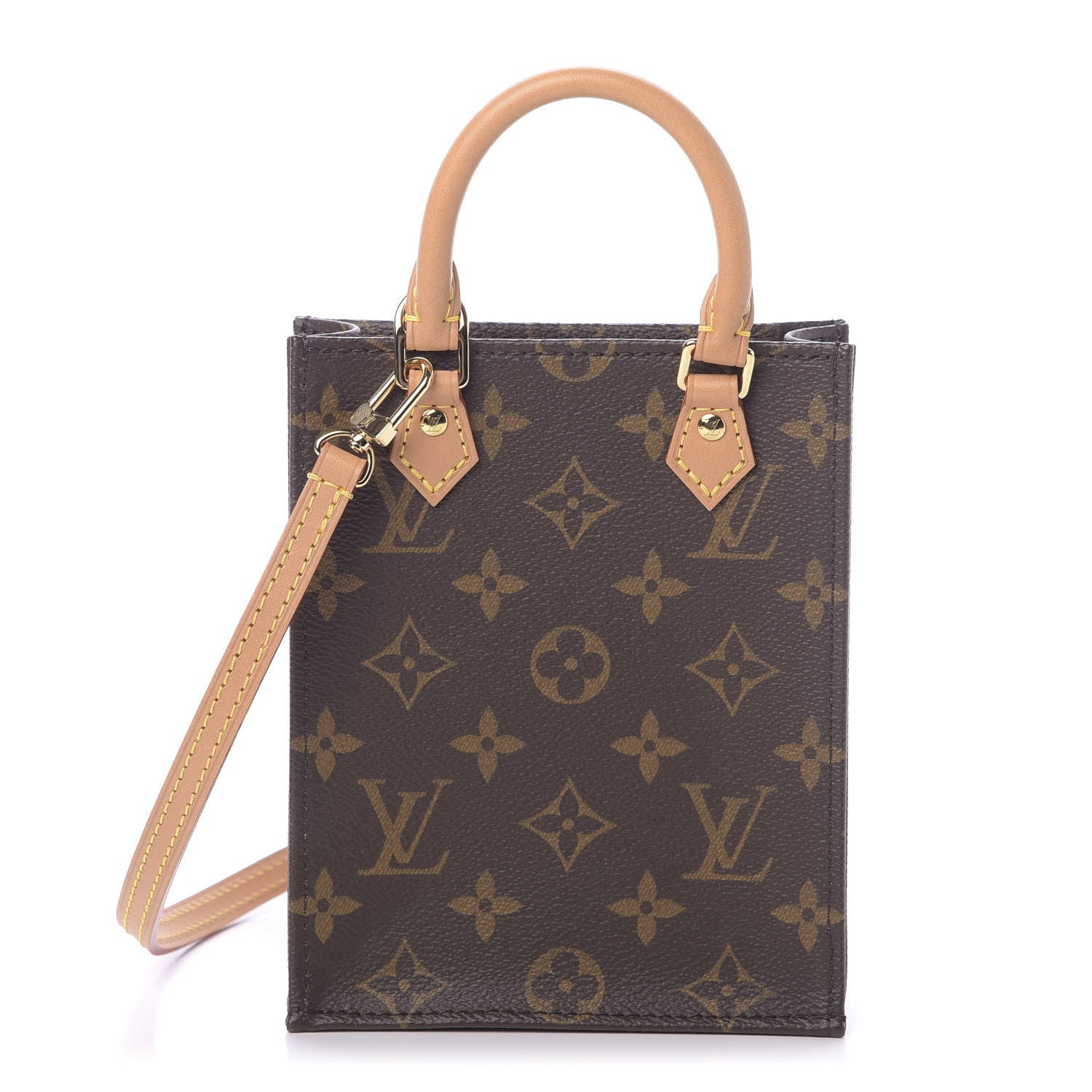 Louis Vuitton Monogram Petit Sac Plat 1 of 9