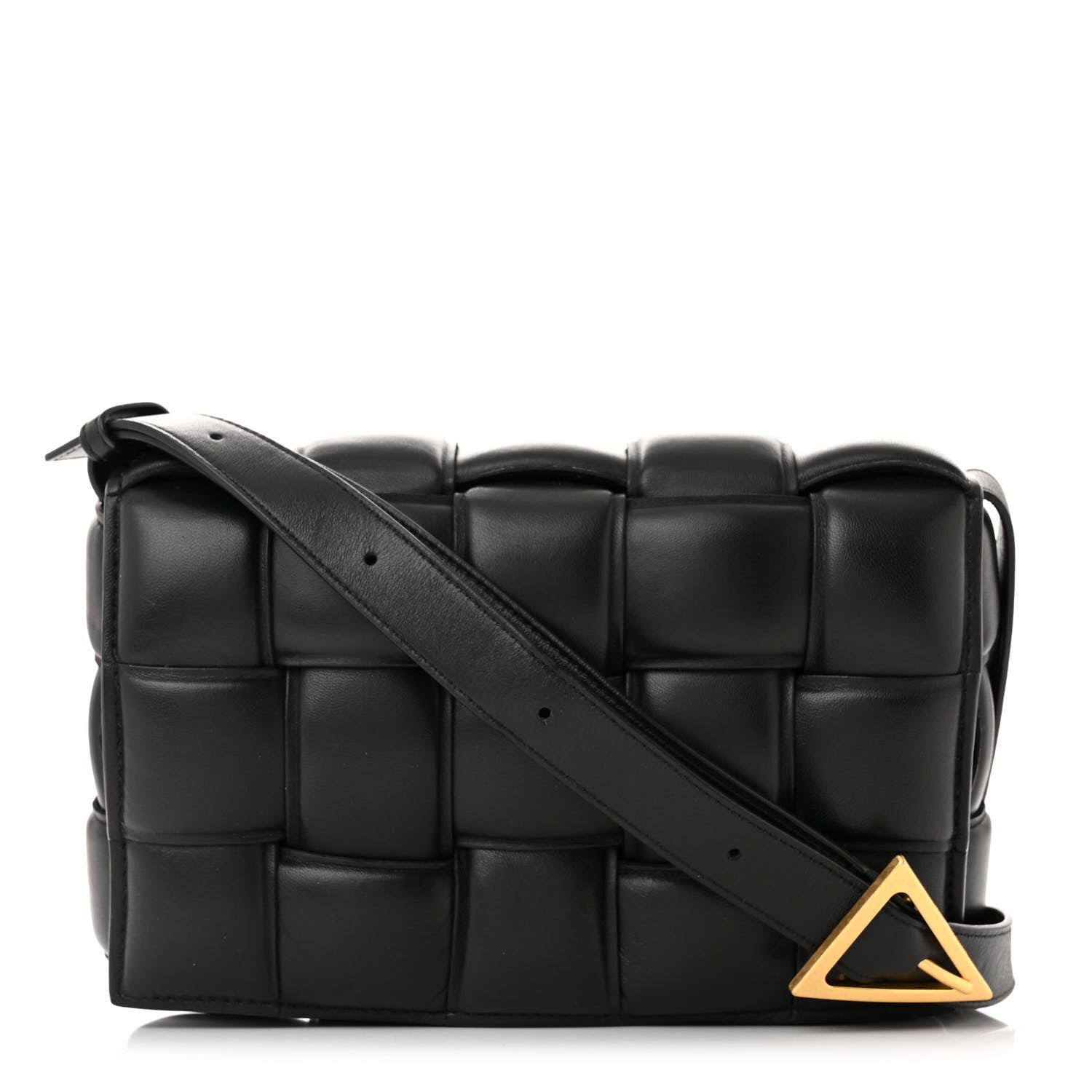 Bottega Veneta Nappa Maxi Intreccio Padded Cassette Crossbody Bag Black 1 of 11