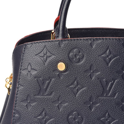 Louis Vuitton Empreinte Montaigne BB Marine Rouge 9 of 11