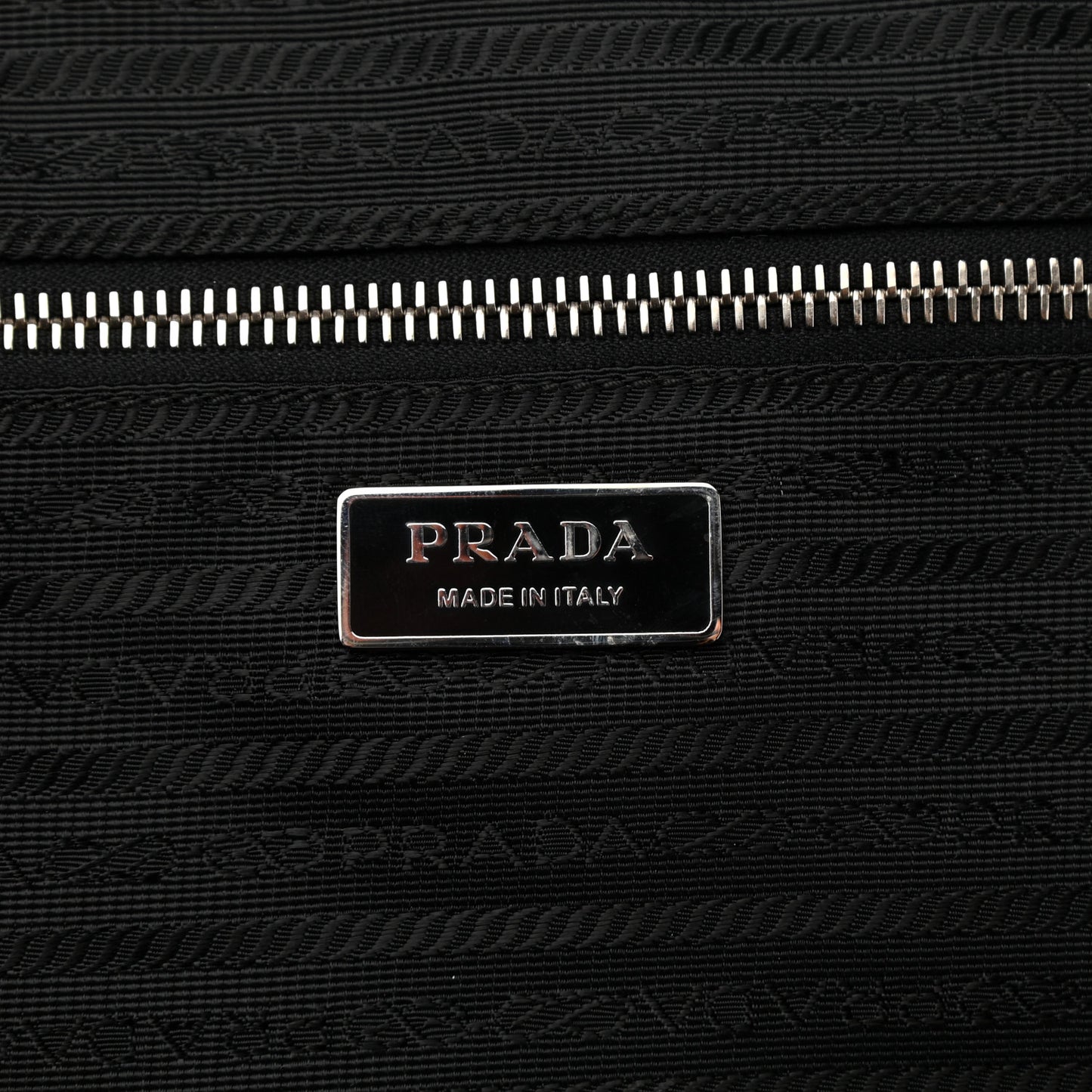 Tessuto Nylon Saffiano Suitcase Black