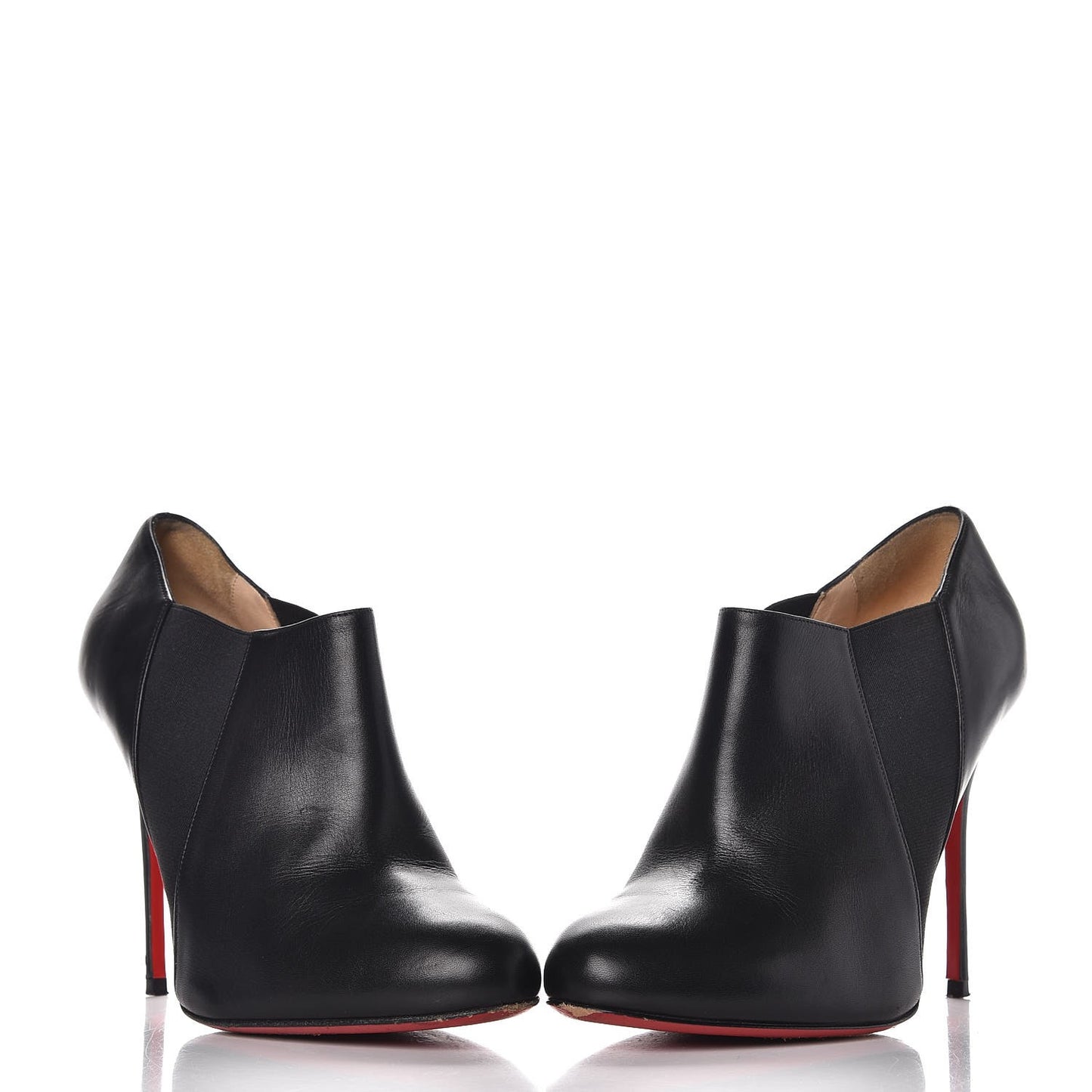 Calfskin Lastoto 110 Ankle Boots 37.5 Black