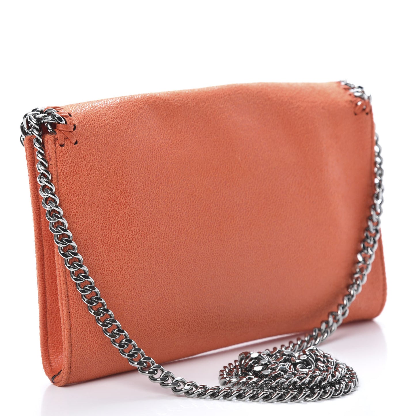 Shaggy Deer Mini Falabella Crossbody Bag Orange