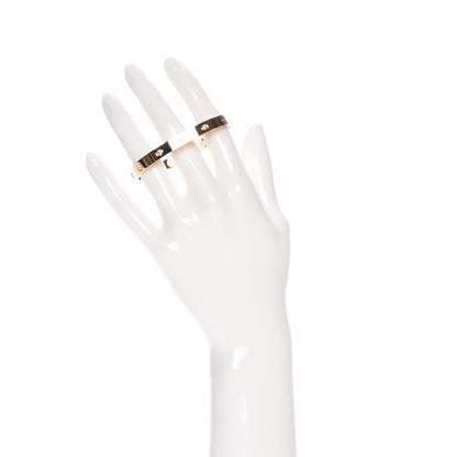 Cartier 18K Pink Gold 4 Diamond LOVE Bracelet 17 2 of 11