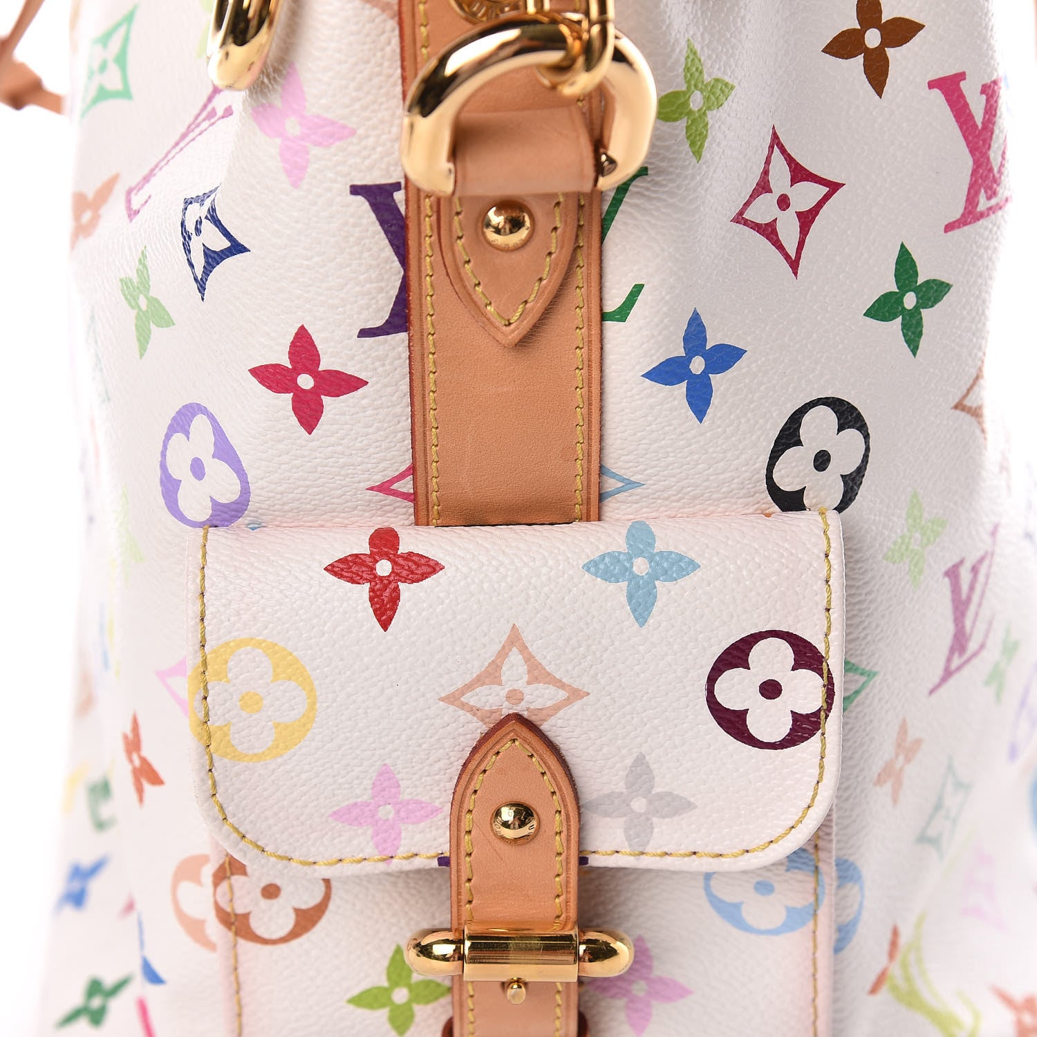 Louis Vuitton Monogram Multicolor Petit Noe White 11 of 13