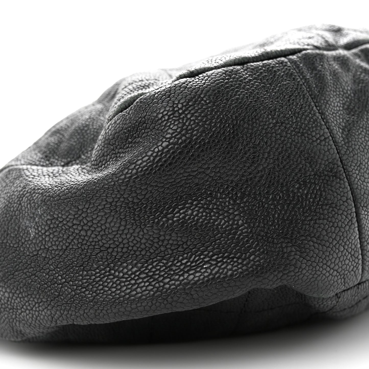 Caviar Quilted Simply CC Hobo Black