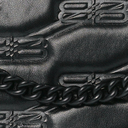 Balenciaga Nappa BB Monogram Embossed Medium Triplet Bag Black 9 of 12