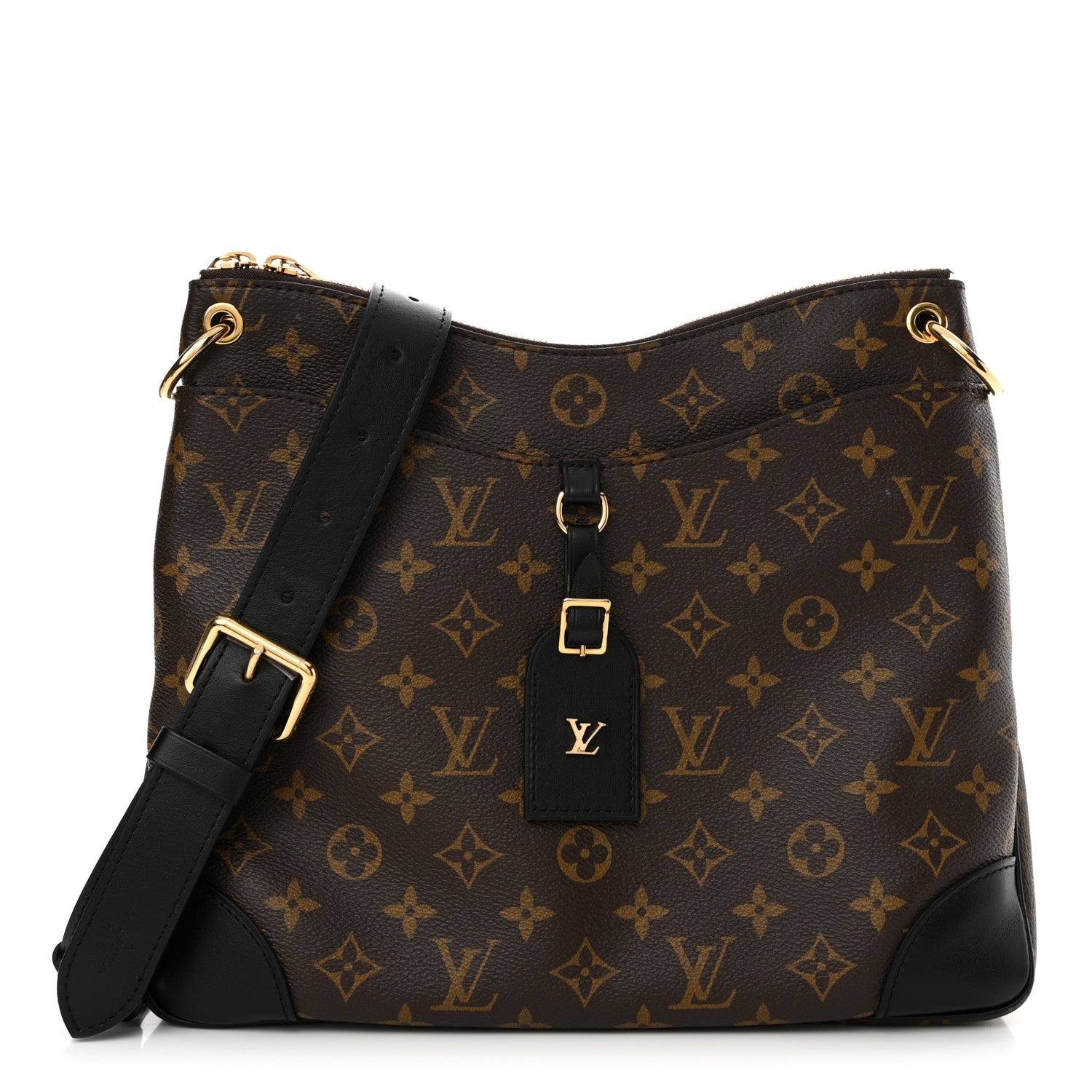 Louis Vuitton Monogram Odeon MM Black 1 of 11
