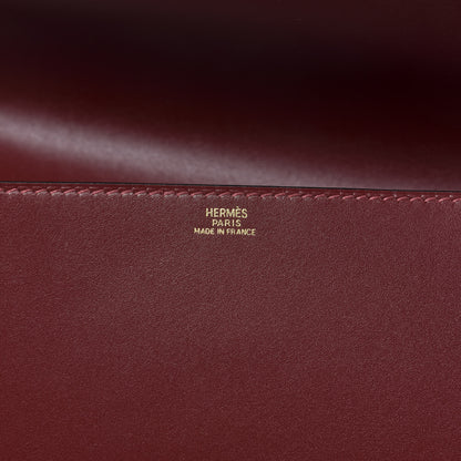 Hermes Tadelakt Medor 23 Clutch Rouge H 6 of 9