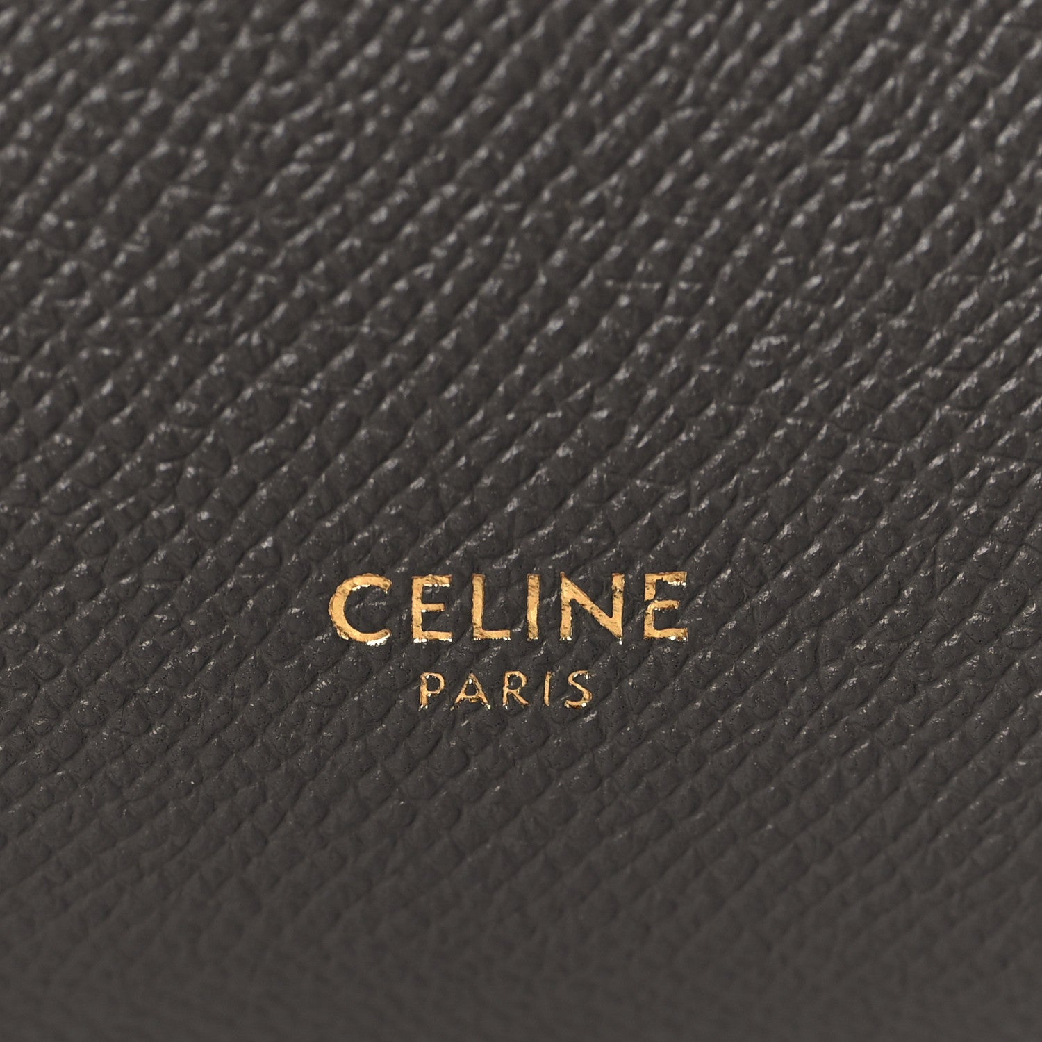 Celine Grained Calfskin Mini Belt Bag Grey 5 of 8