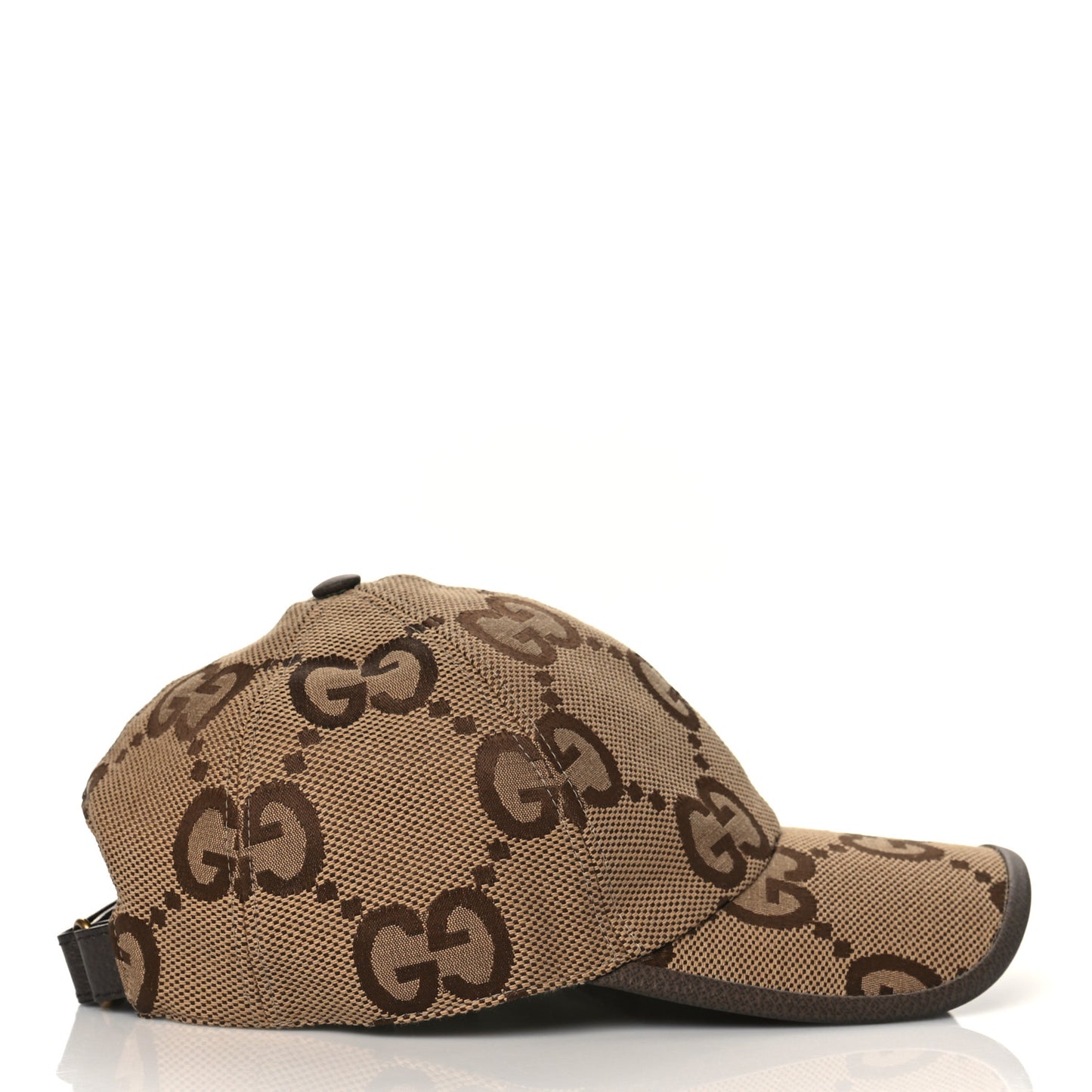 Monogram Jumbo GG Baseball Hat M 57 Camel Ebony