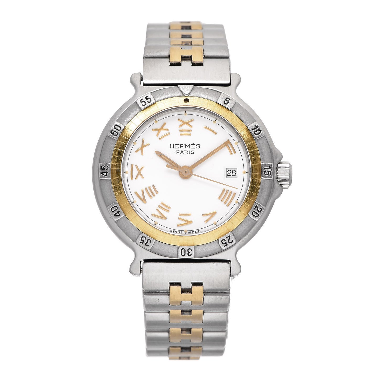 Stainless Steel 27mm Captain Nemo Quartz Watch Gold