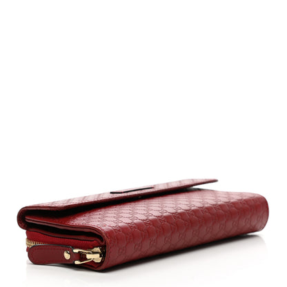 Gucci Soft Microguccissima Continental Zip Wallet Red 4 of 14