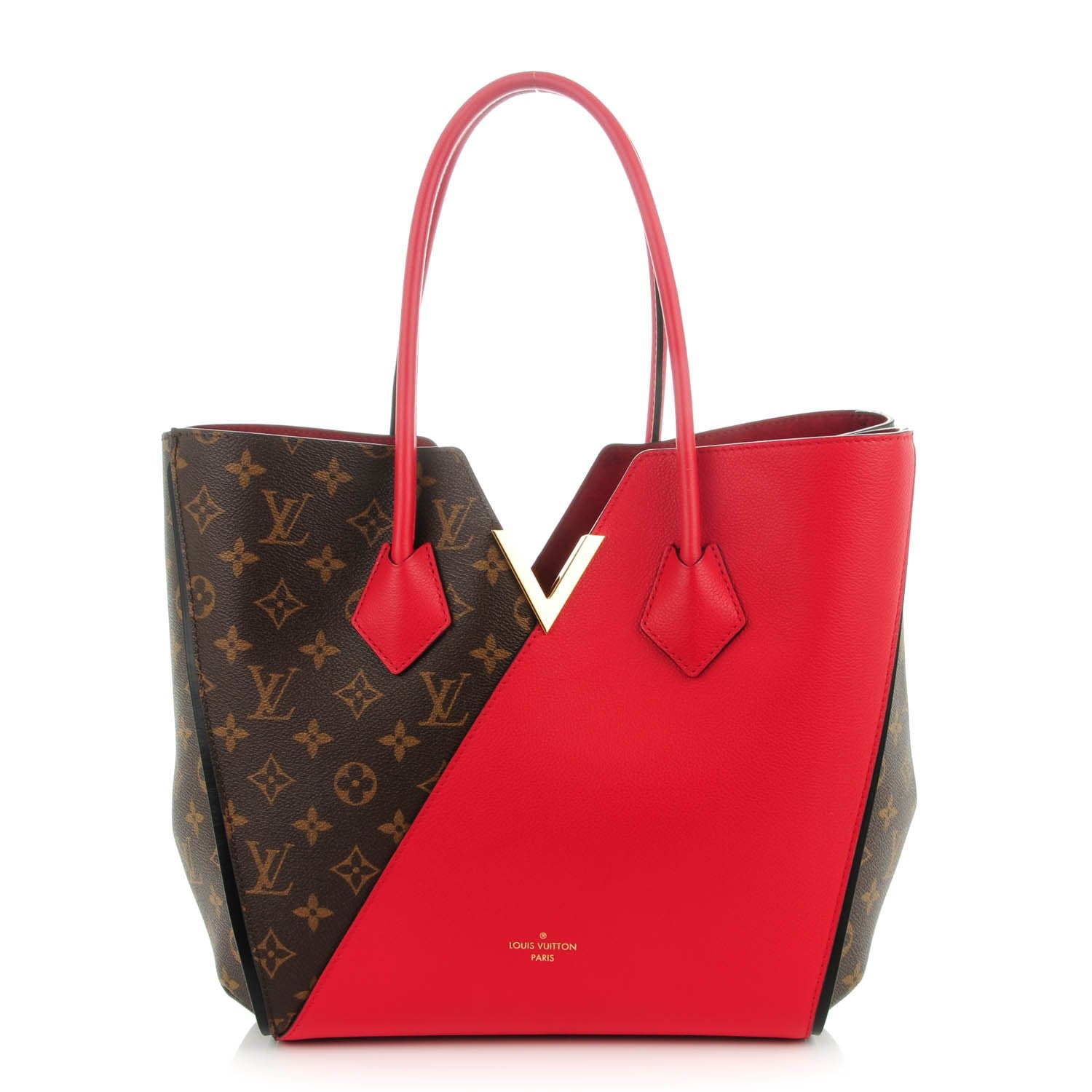 Louis Vuitton Calfskin Monogram Kimono Tote Cherry 1 of 7