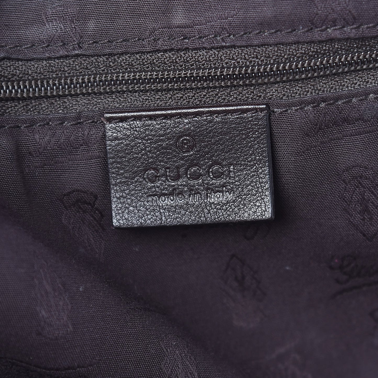 Guccissima Signature Large Sukey Tote Chocolate