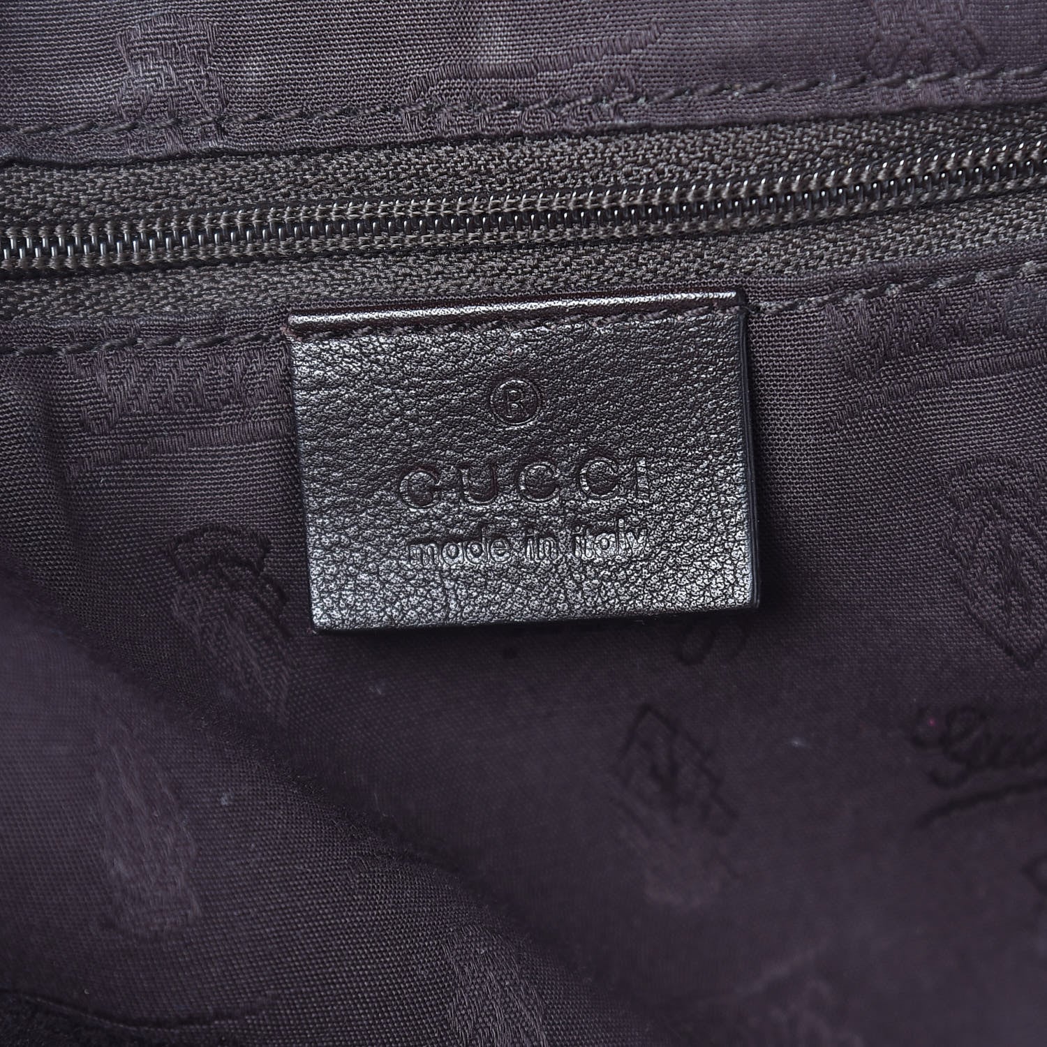 Gucci Guccissima Signature Large Sukey Tote Chocolate 8 of 9