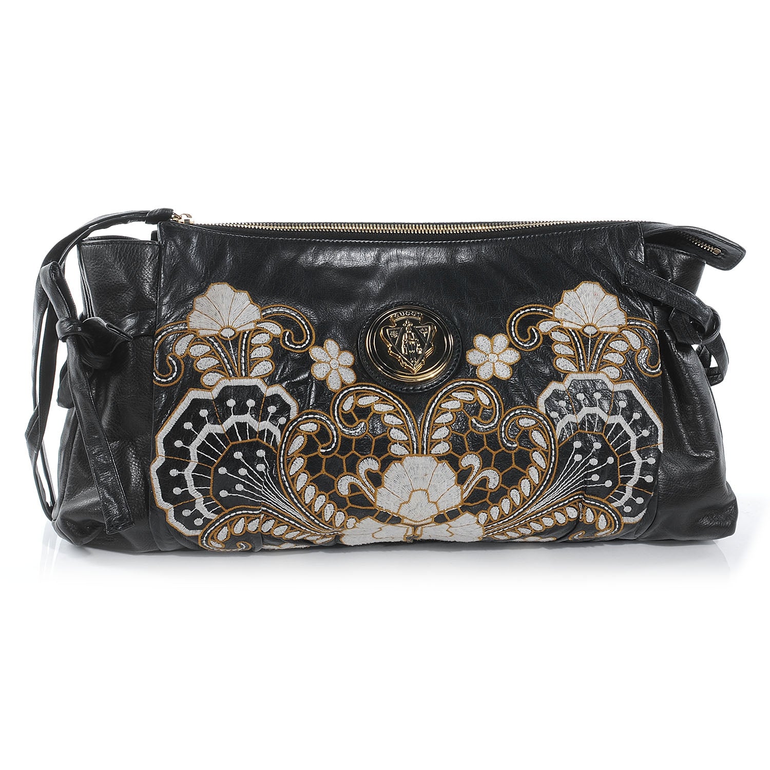 Gucci Leather Embroidery Hysteria Large Clutch 1 of 7