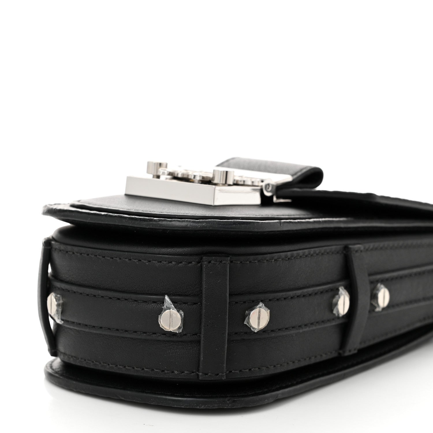 MCM Visetos Mini Patricia Crossbody Pouch Black 9 of 9