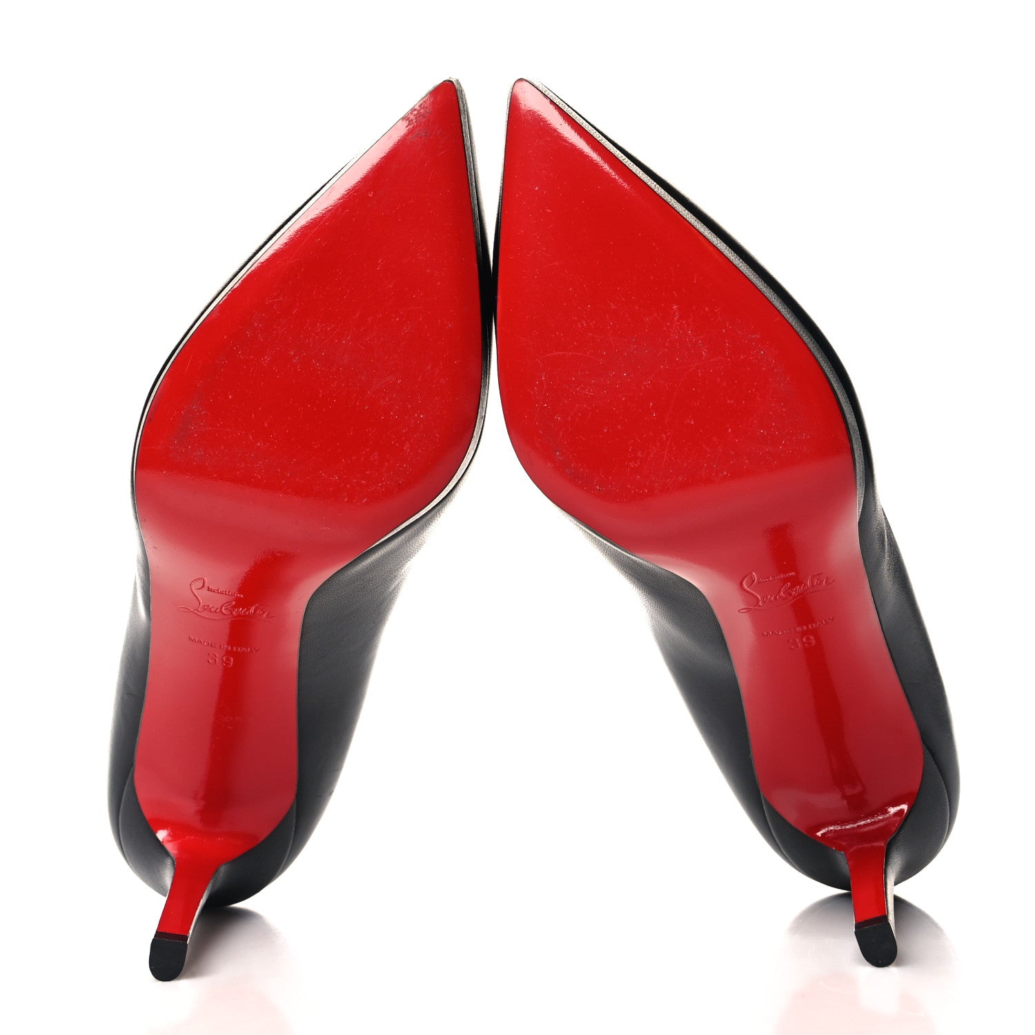 Christian Louboutin Shiny Nappa Pigalle Plato 100 Pumps 39 Black 5 of 7