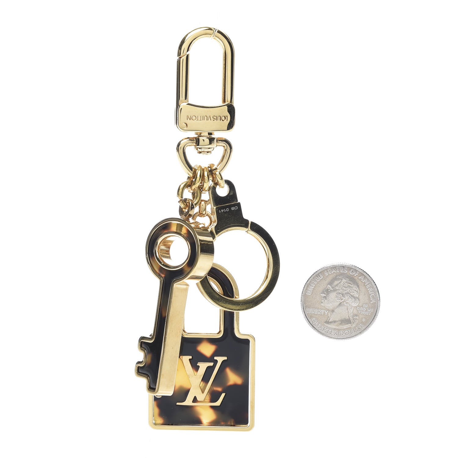 Louis Vuitton Acetate Confidence Bag Charm Key Holder 2 of 4