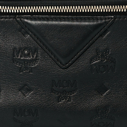 MCM Calfskin Ottomar Monogram Fursten Belt Bag Black 8 of 10