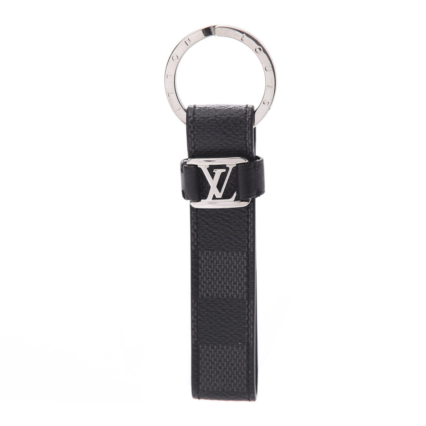 Damier Graphite LV Dragonne Key Holder