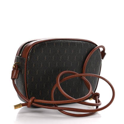 Saint Laurent Canvas Smooth Calfskin Le Monogramme Small Camera Bag Chestnut 3 of 10