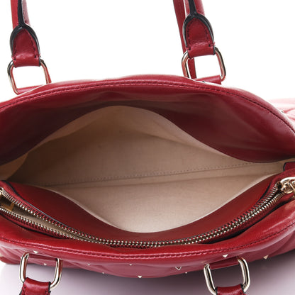 Valentino Garavani Nappa Candystud Dome Top Handle Bag Red 4 of 4