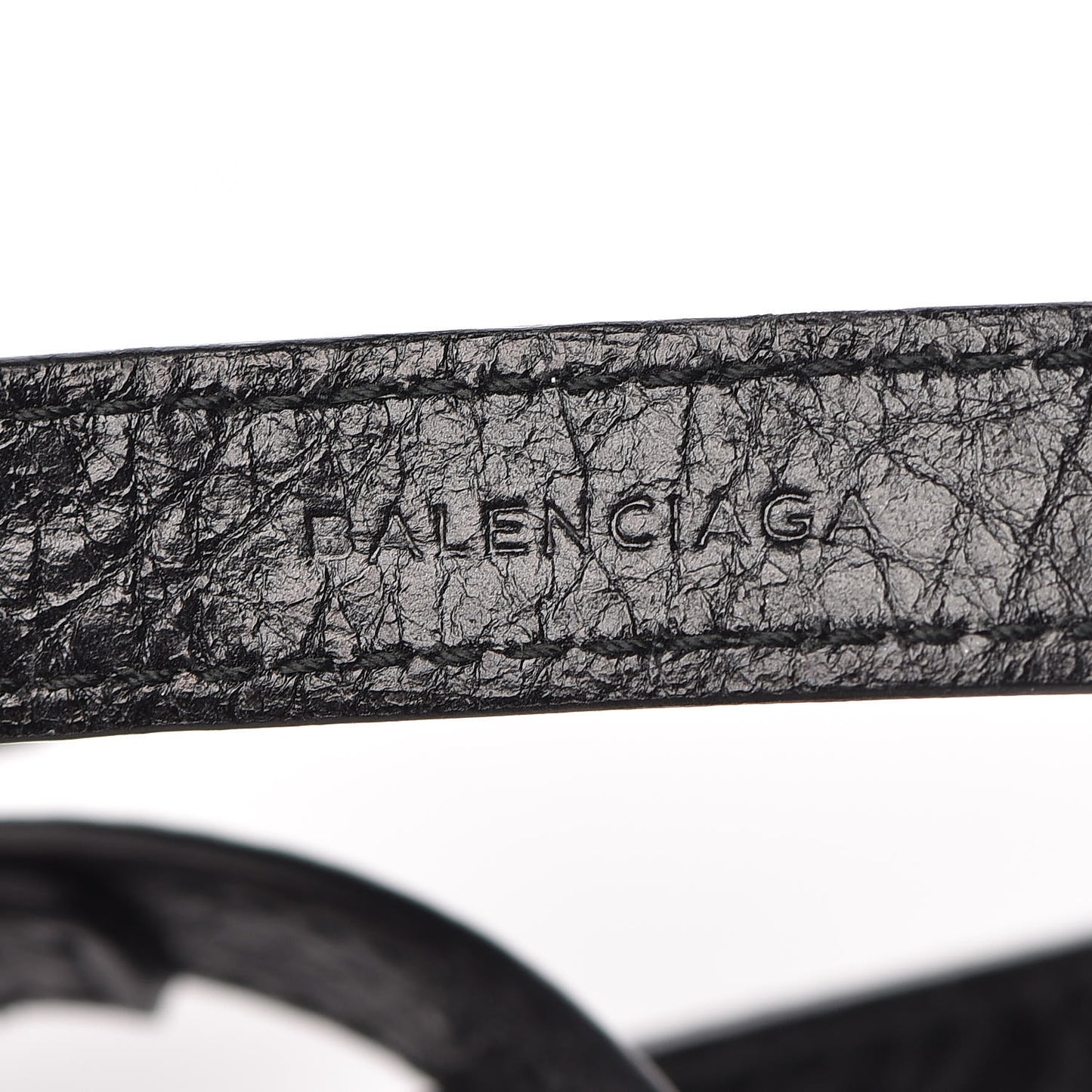 Agneau Giant 12 Silver Hardware Triple Tour Bracelet S Black