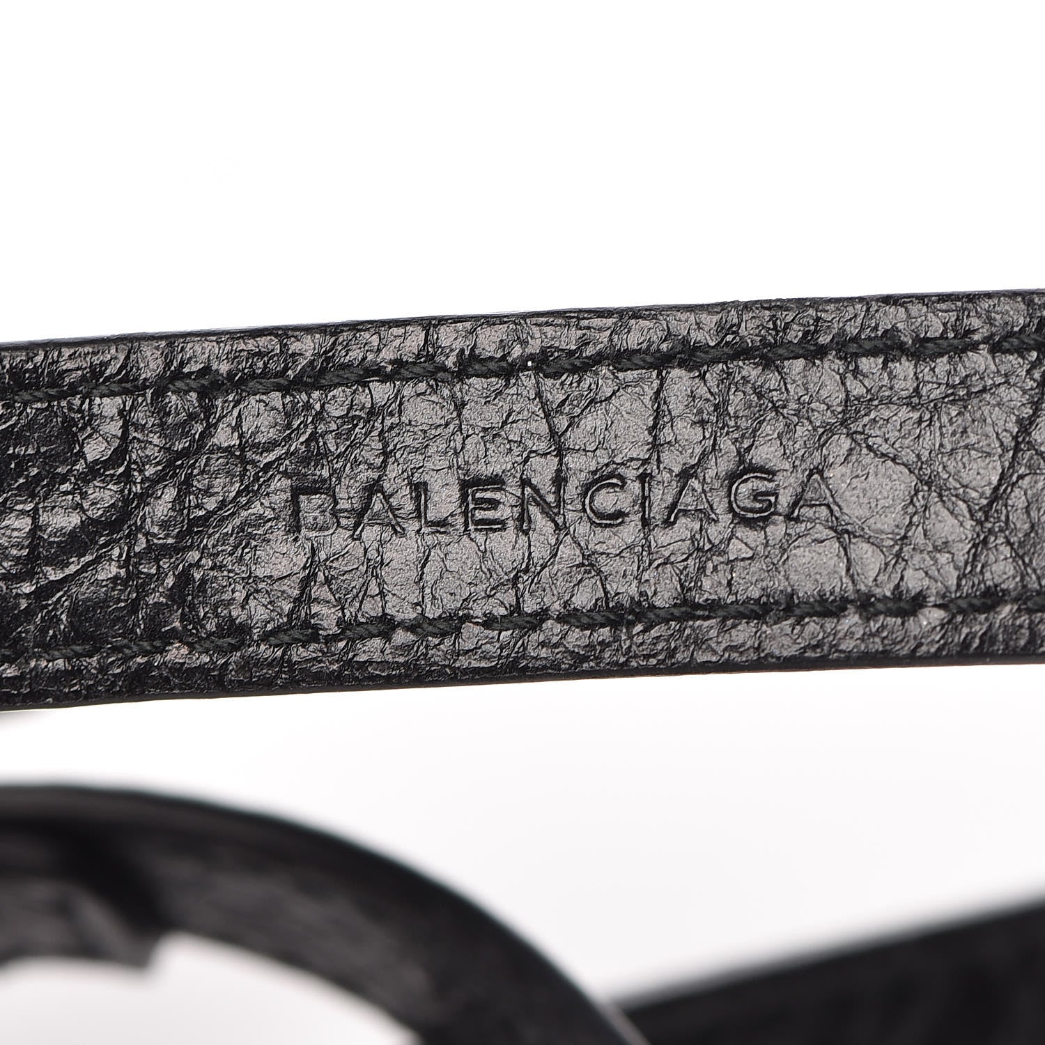 Balenciaga Agneau Giant 12 Silver Hardware Triple Tour Bracelet S Black 4 of 6