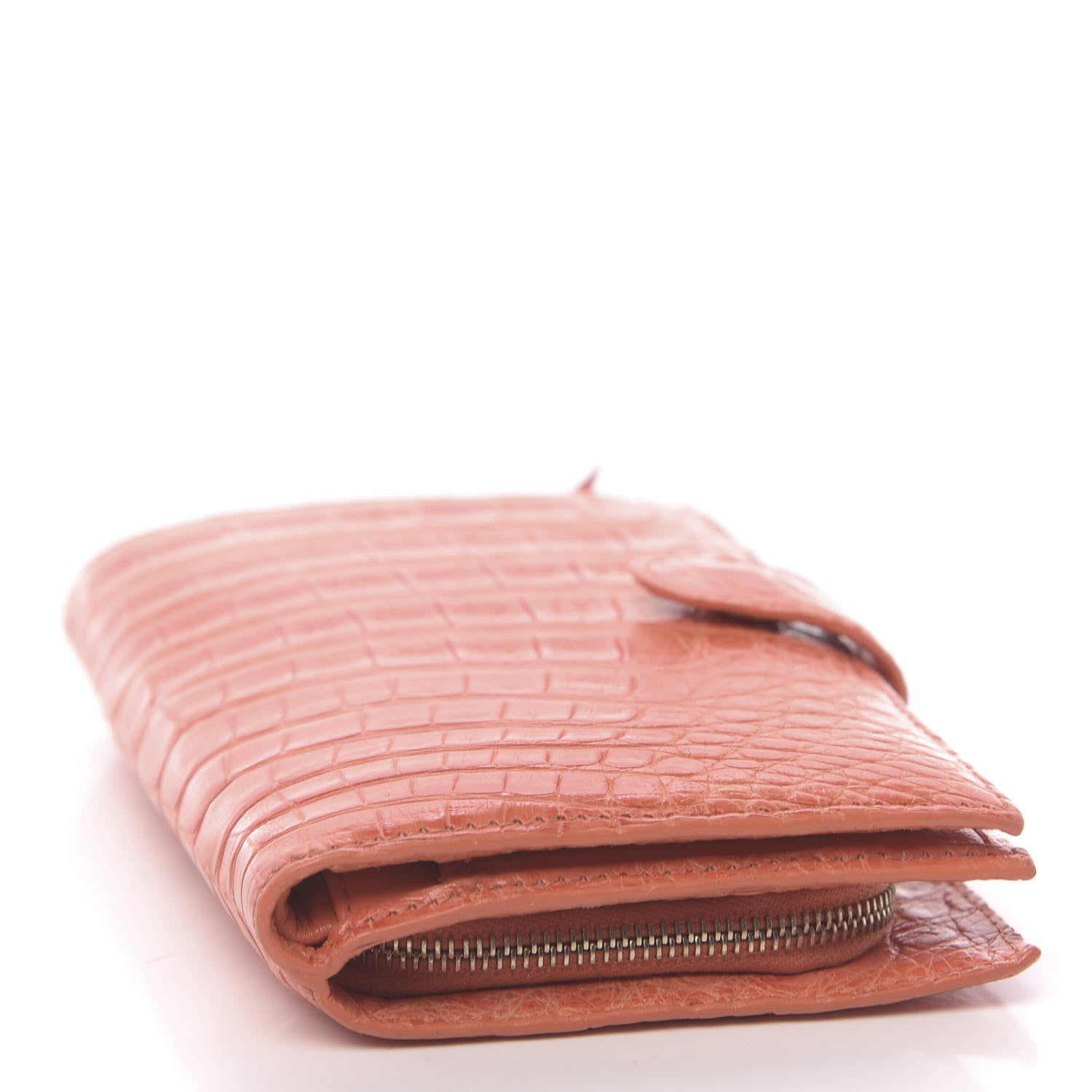 Nancy Gonzalez Crocodile Wallet Orange 4 of 7