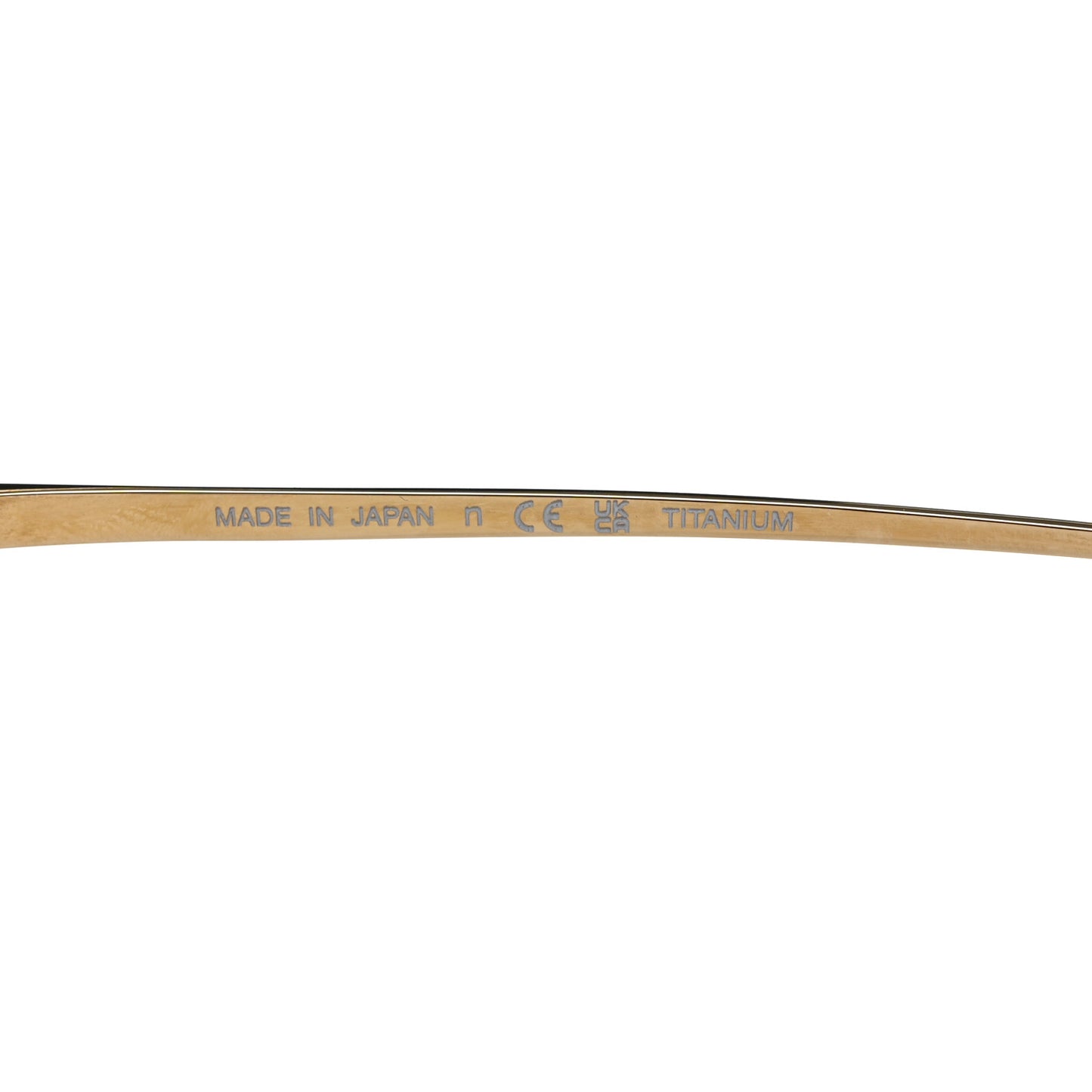 Titanium CC Pilot Aviator Sunglasses 4272-T Gold