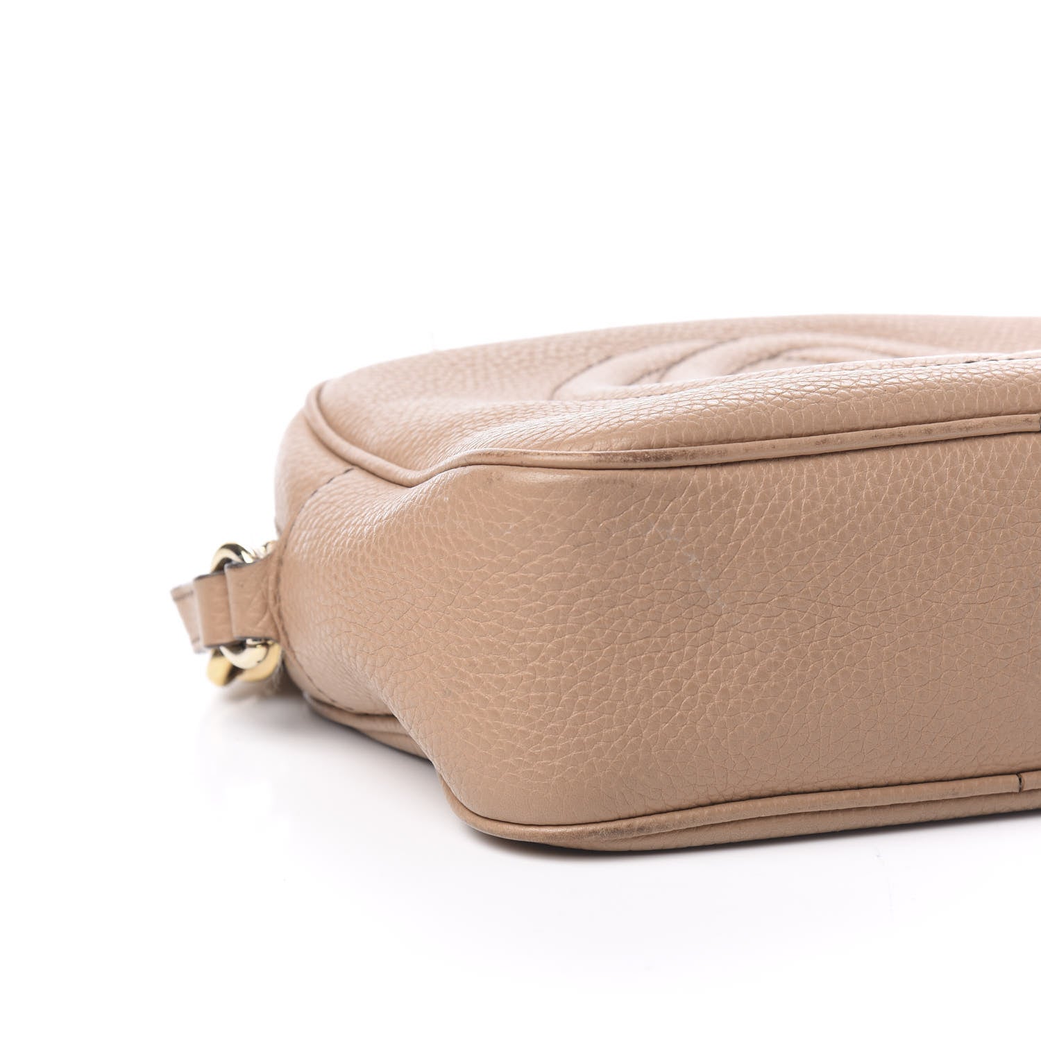 Gucci Pebbled Calfskin Small Soho Disco Bag Rose Beige 8 of 10