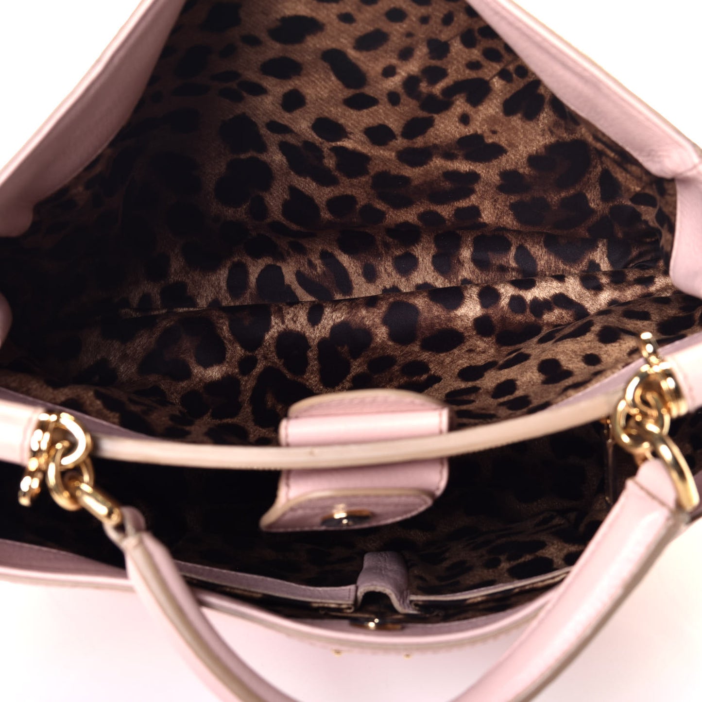 Grained Deerskin Extra Large Miss Sicily Satchel Light Pink