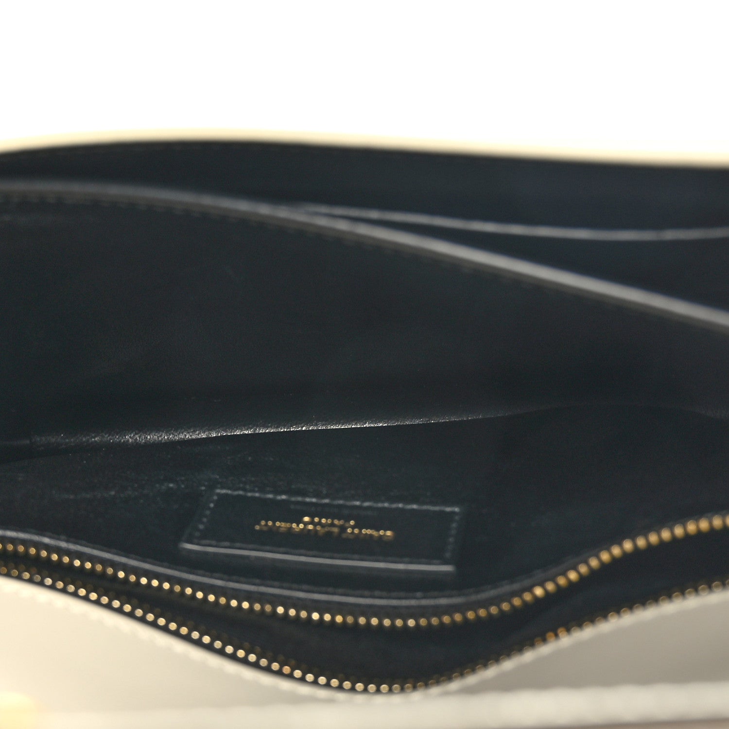 Saint Laurent Smooth Calfskin Monogram Cassandra Clasp Bag Crema Soft 5 of 11