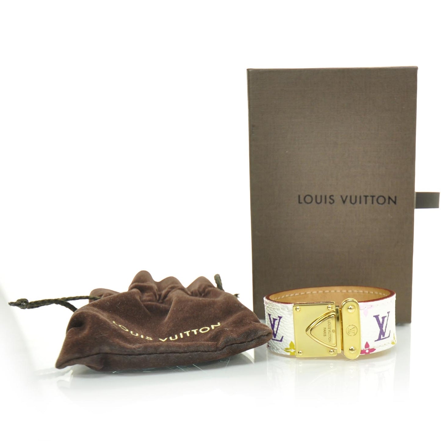 Monogram Multicolor Koala Bracelet M White