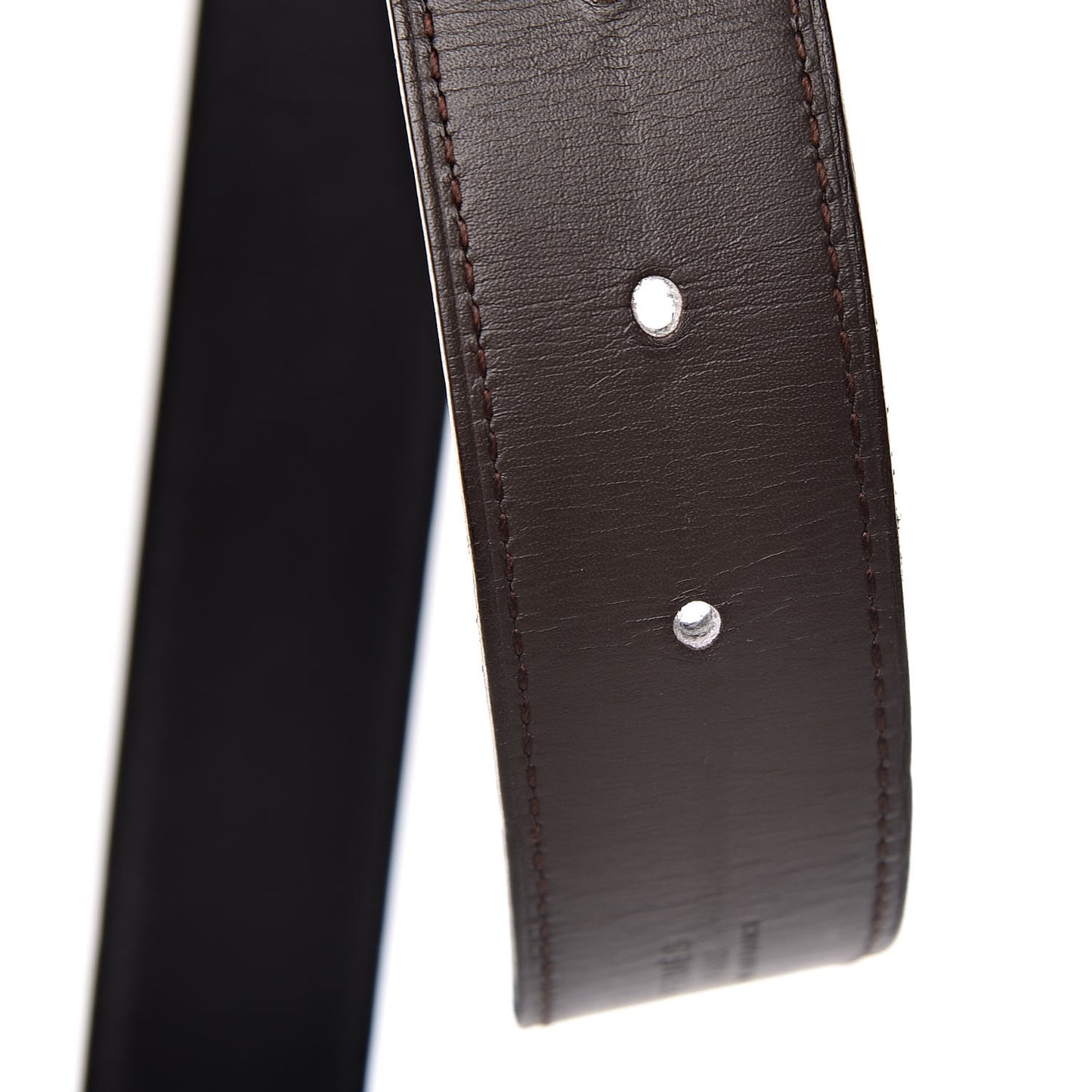 Box Chamonix Reversible 32mm H Belt 100 Black Chocolate