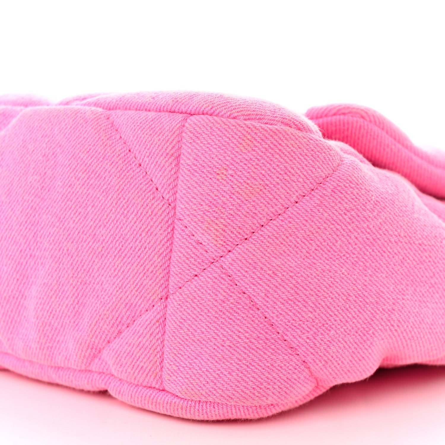 Chanel Denim Quilted Medium Chanel 19 Flap Neon Pink 10 of 12