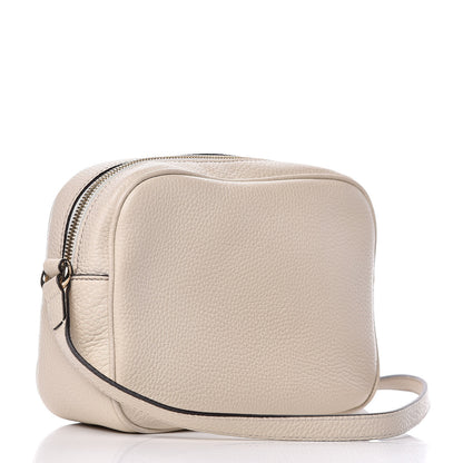 Gucci Pebbled Calfskin Small Soho Disco Bag Off White 3 of 10