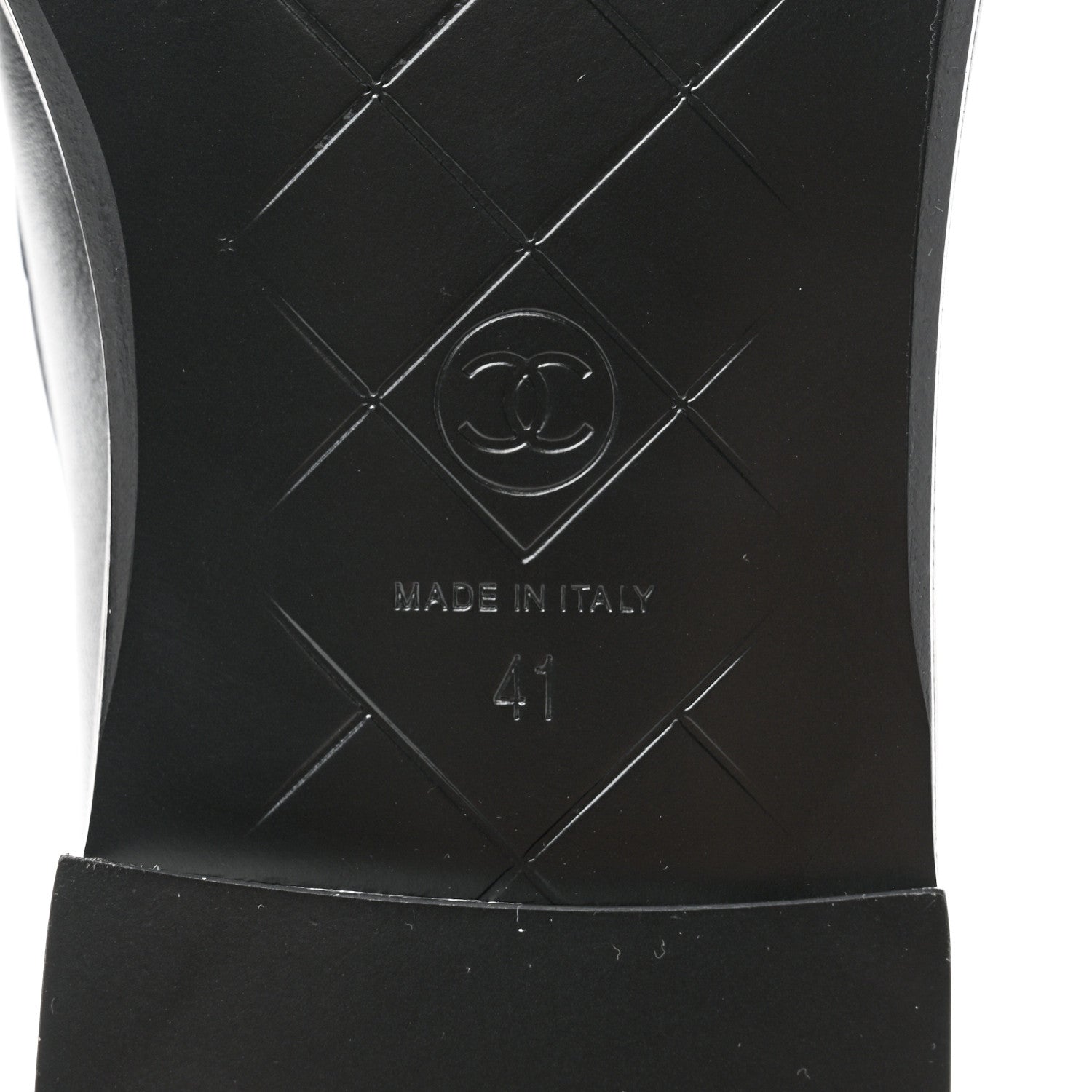 Chanel Lambskin Quilted CC Turnlock Loafers 41 Black 8 of 9
